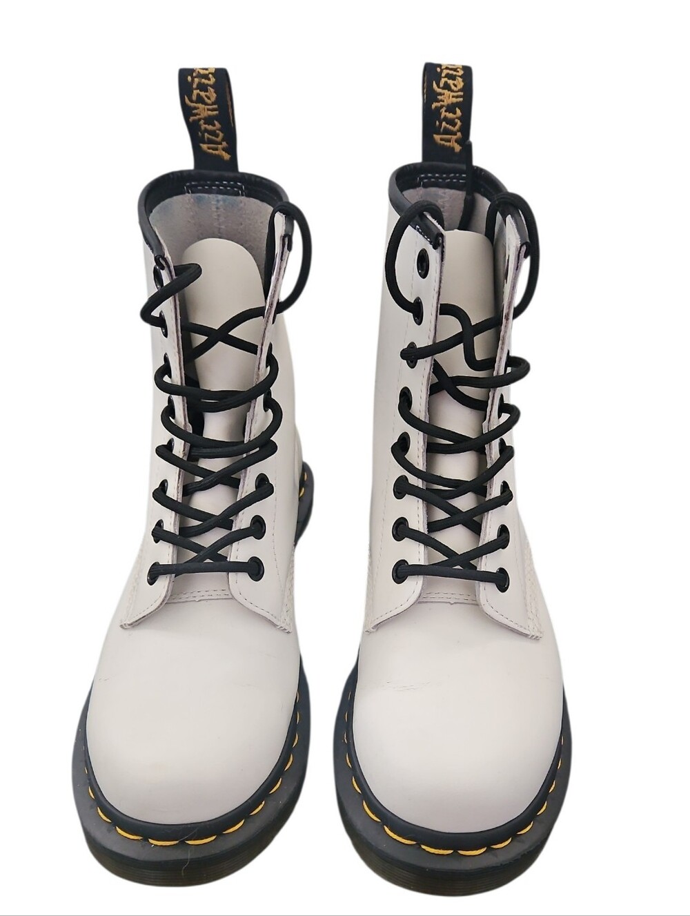 Dr Martens 11821 White Boots Size US 6, UK 4, EU 37